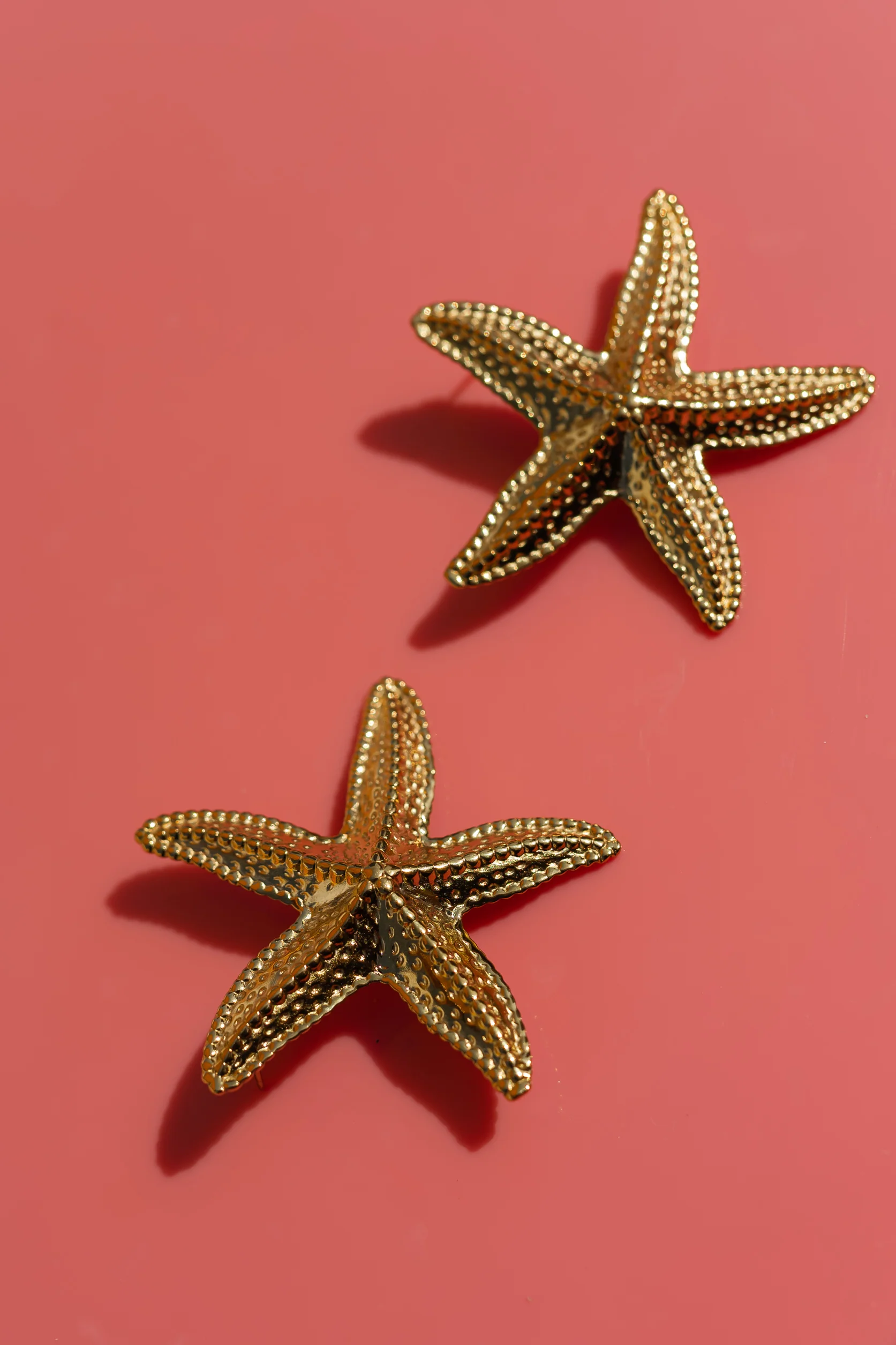 Sea earrings - golden